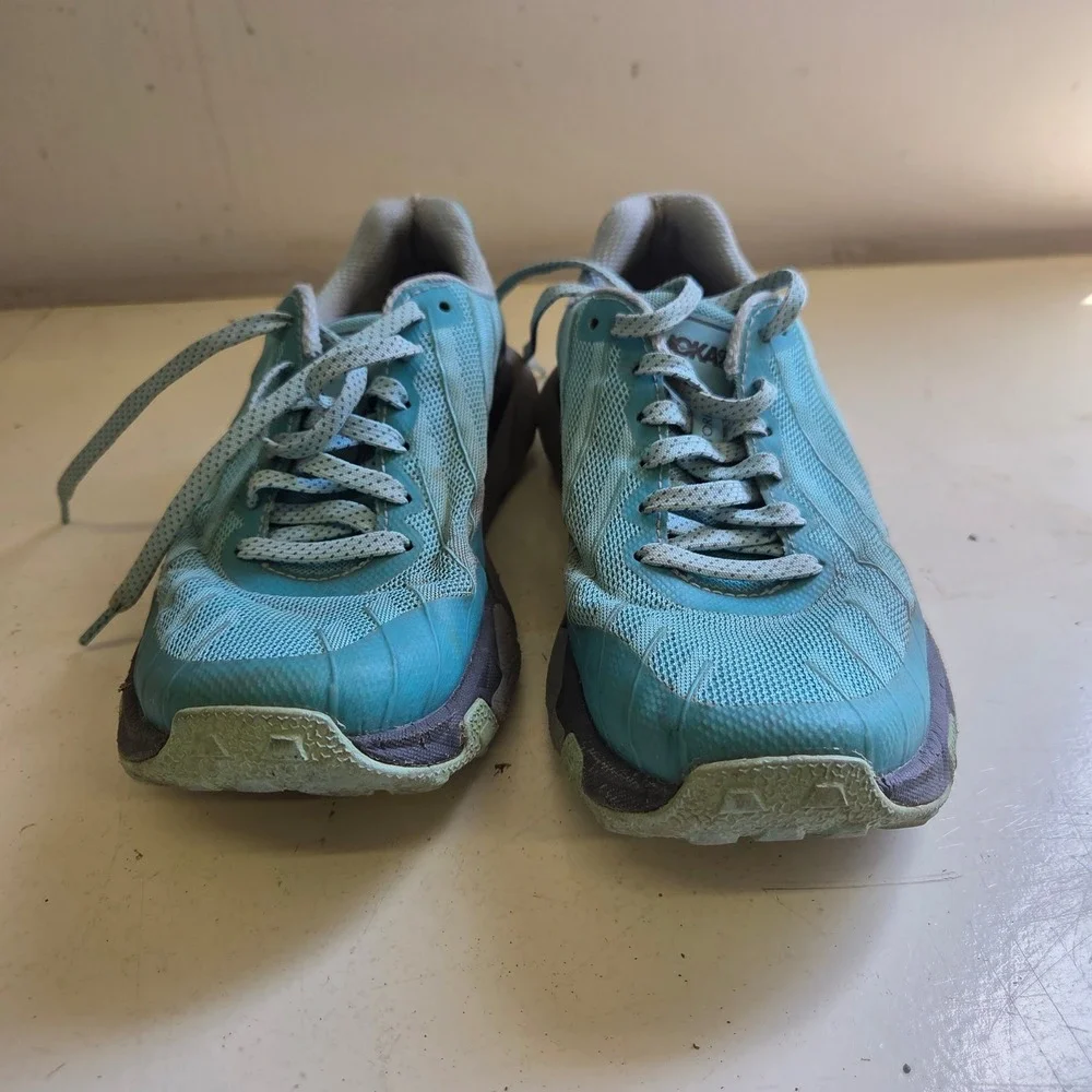 Hoka One One Torrent Womens Trail Running Shoes Blue Teal Size 6.5 1097755 ASDGG